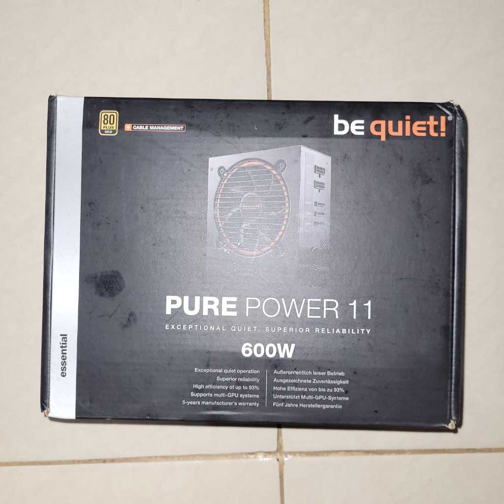 PSU be quiet Pure Power 11 600W CM - 80+ Gold Rated [SECOND/BEKAS]