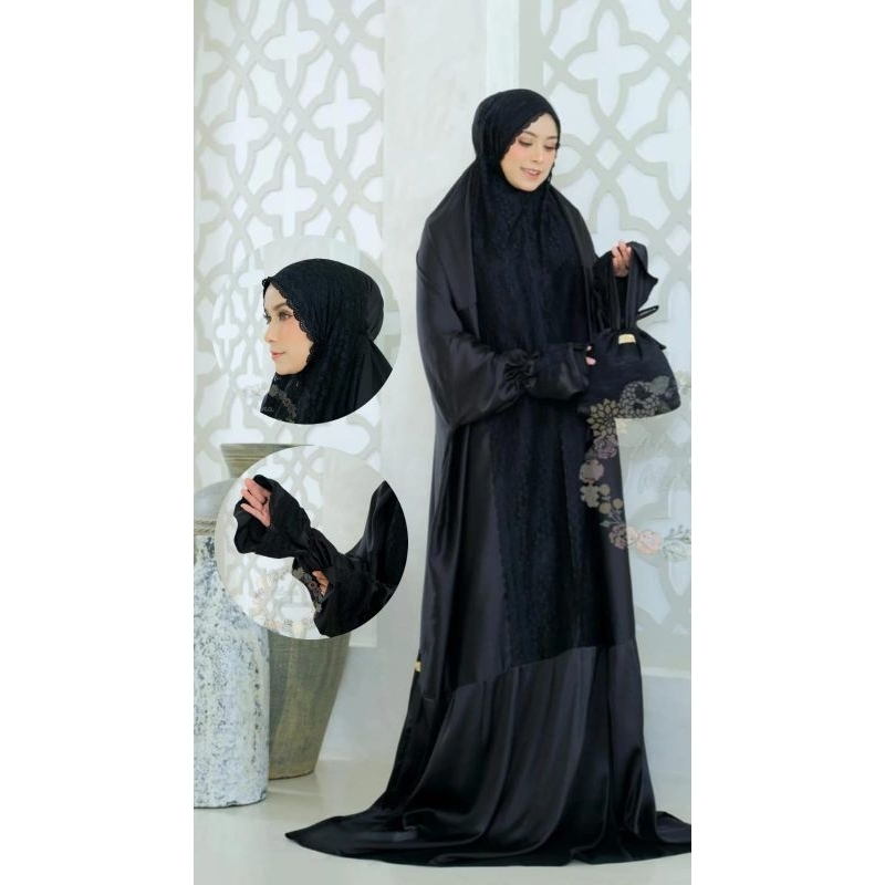 Mukena Rihla Renda Abaya (Terusan) by Alena