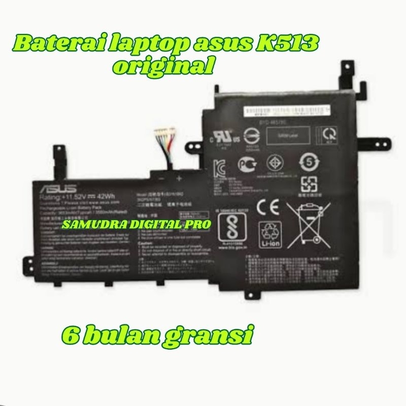 Baterai laptop asus Vivobook K513E original