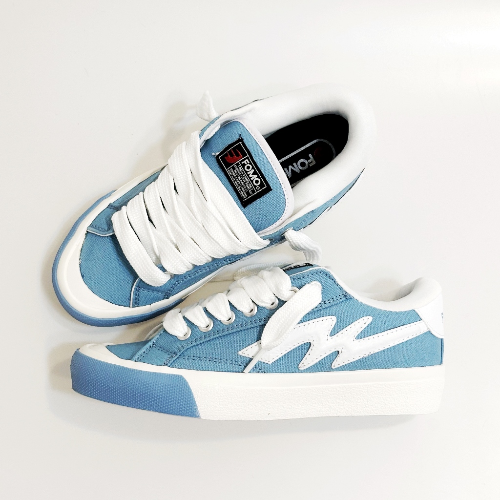 FOMO - Sepatu Gemuk FOMO Obezt Ice Blue Series 38-44 Sepatu Sneakers Casual Unisex Pria Wanita