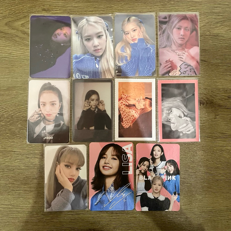 Photocard blackpink welcoming collection kill this love oreo lisa rose jisoo