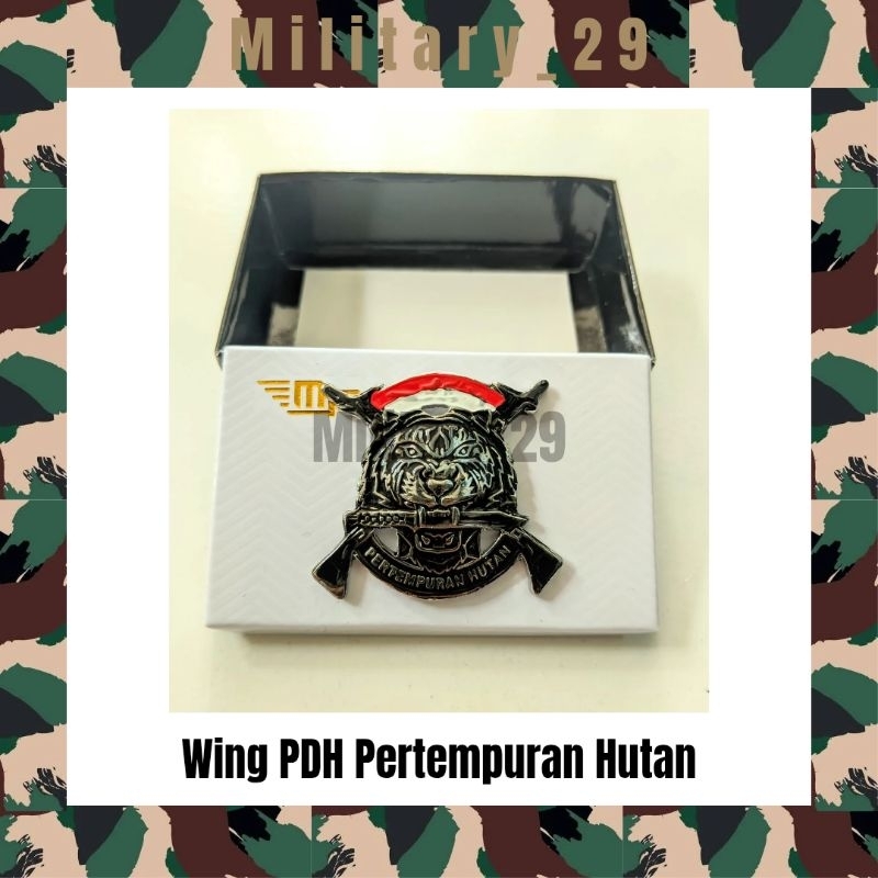 Wing PDH Pertempuran Hutan TNI AD Produksi | Wing Pertempuran Hutan | Wing PDH