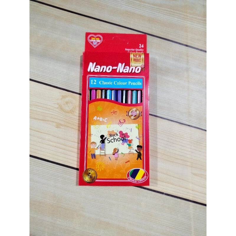 

(PCS) Pensil 12 Warna Nano Nano Panjang (MIN. ORDER 12 PCS)