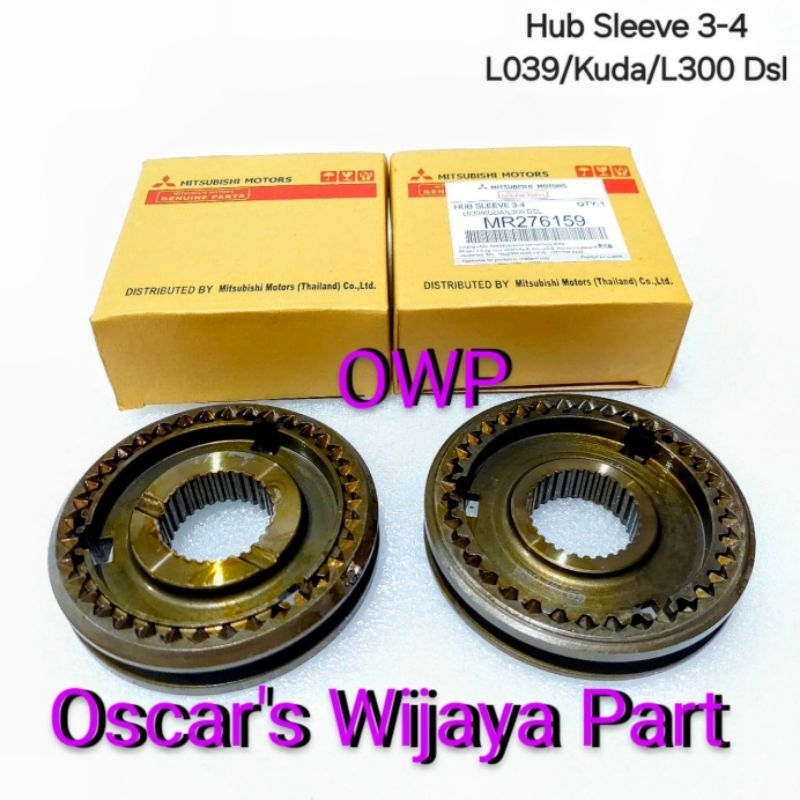 HUB + SLEEVE ASSY ( 3&4 ) L300 DIESEL /KUDA / L039 / GEAR SYNCROMIS SET /GEAR PENGHUBUNG GIGI 3 DAN 