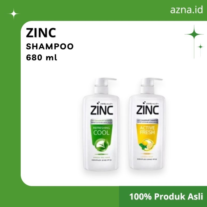 Zinc Shampoo 680 ml Botol Pump Besar
