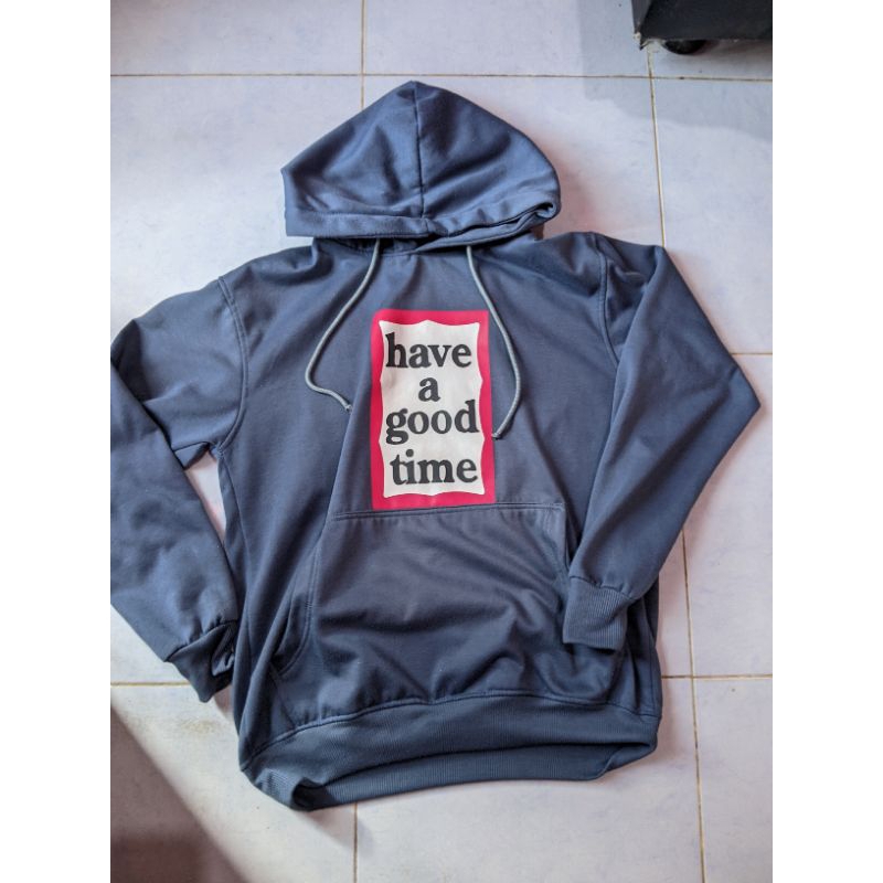 HAGT Hoodie Have A Good Time Biru Soft