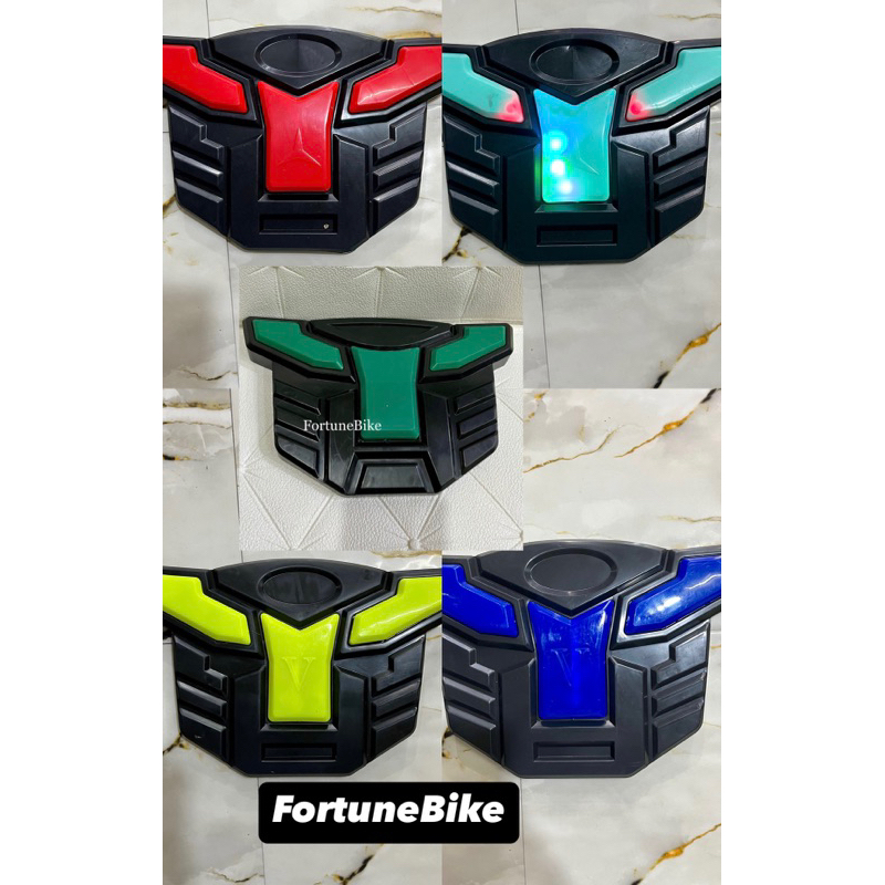 Doradoray_ Keranjang Sepeda Anak Plastik 12 16 18 Inch Tameng / Topeng Lampu Musik Disko Sepeda