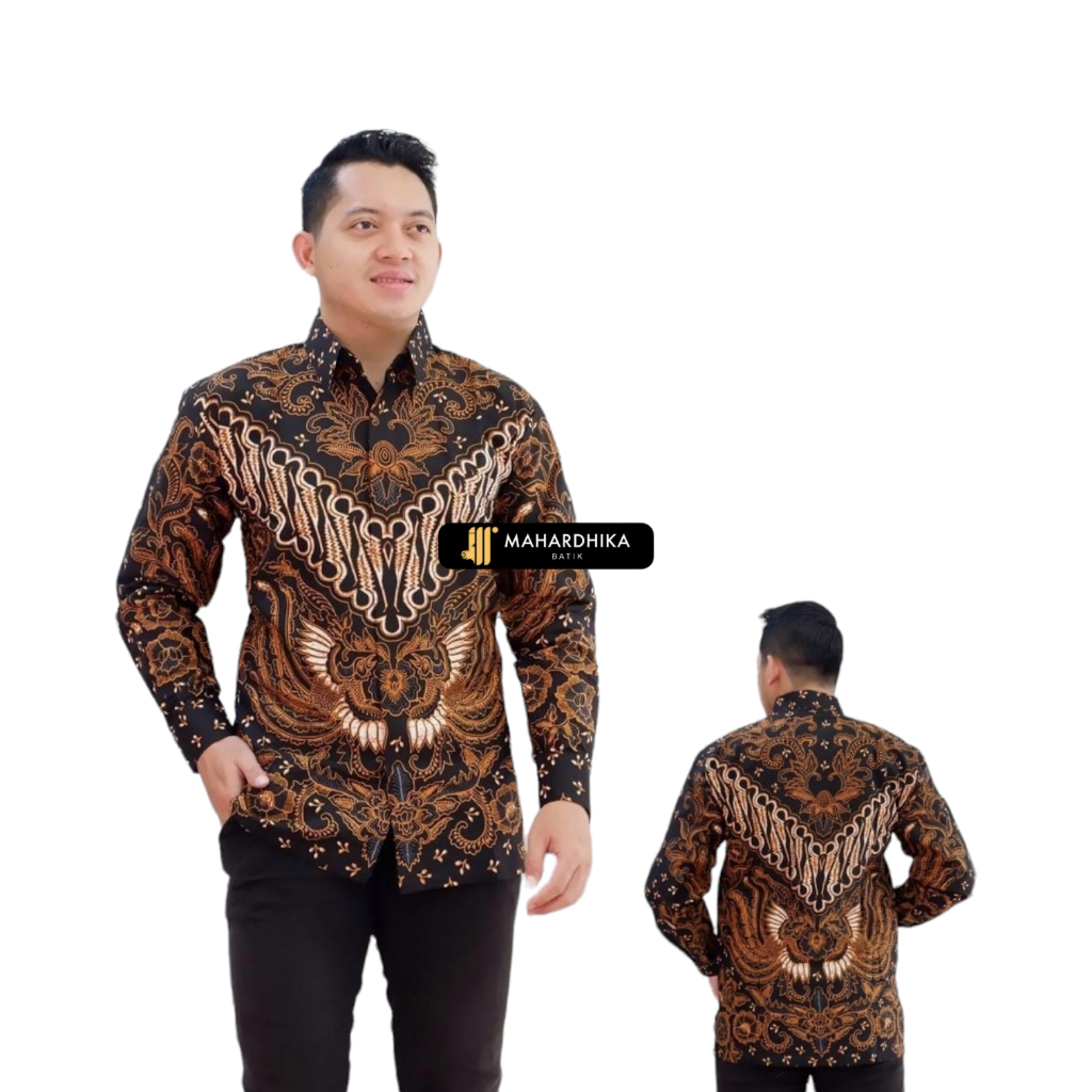 Kemeja BATIK MAHARDHIKA Motif WENING Lengan Panjang Reguler Fit