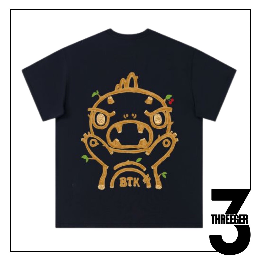 BTK Bestkiller Tree Beast Tee Black Original / Best Killer Original