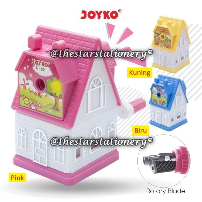 

(1 Biji) Rautan Putar JOYKO A-92 Rautan Meja Joyko A-92 / Sharpener Rautan Serutan Putar Joyko A-92