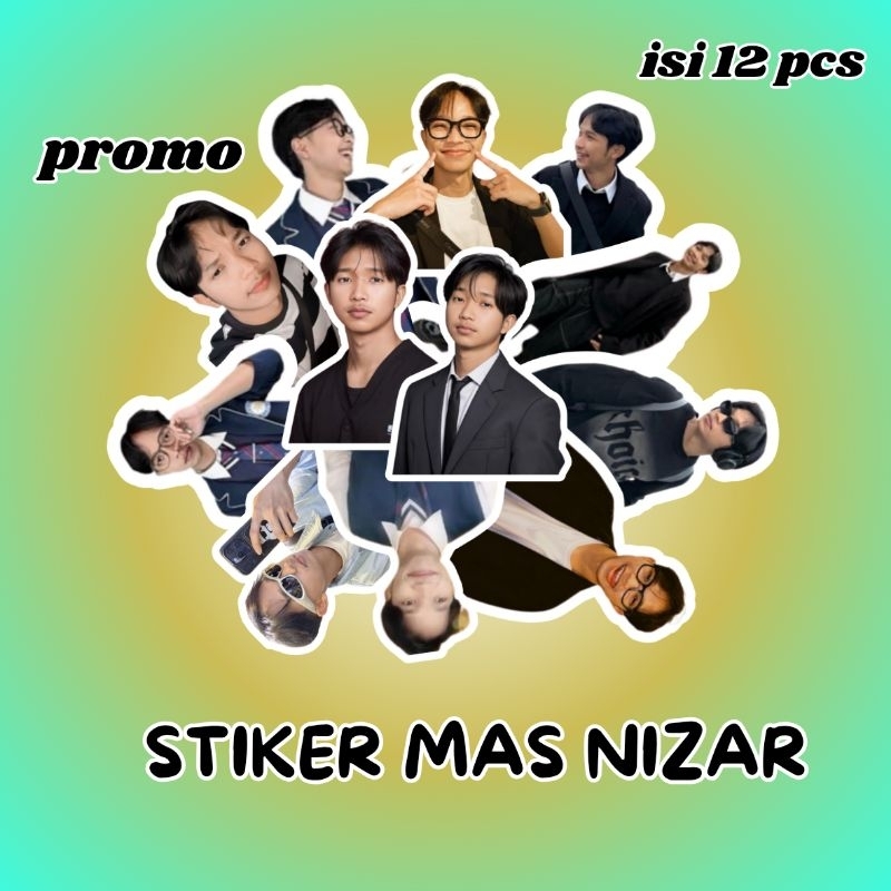 

Stiker Mas Nizar Murah Isi 12 pcs