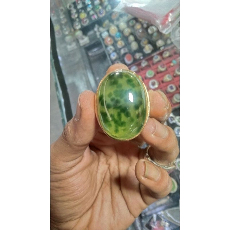 Lumut sungai Dareh totol tinju kumbang jati (idocrase)