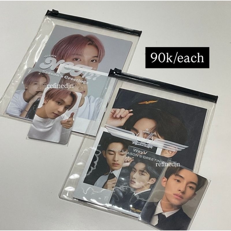 photocard merchandise nct 127 wayv seasons greeting 2022 set haechan winwin