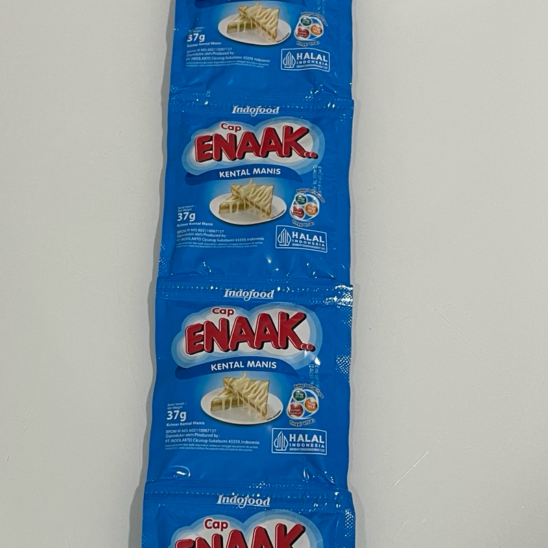 

susu kental manis cap enaak indofood saset
