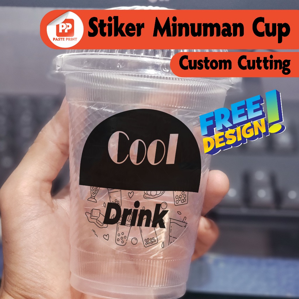 

Cetak Stiker Label Minuman Cup Transparan Anti Air Custom