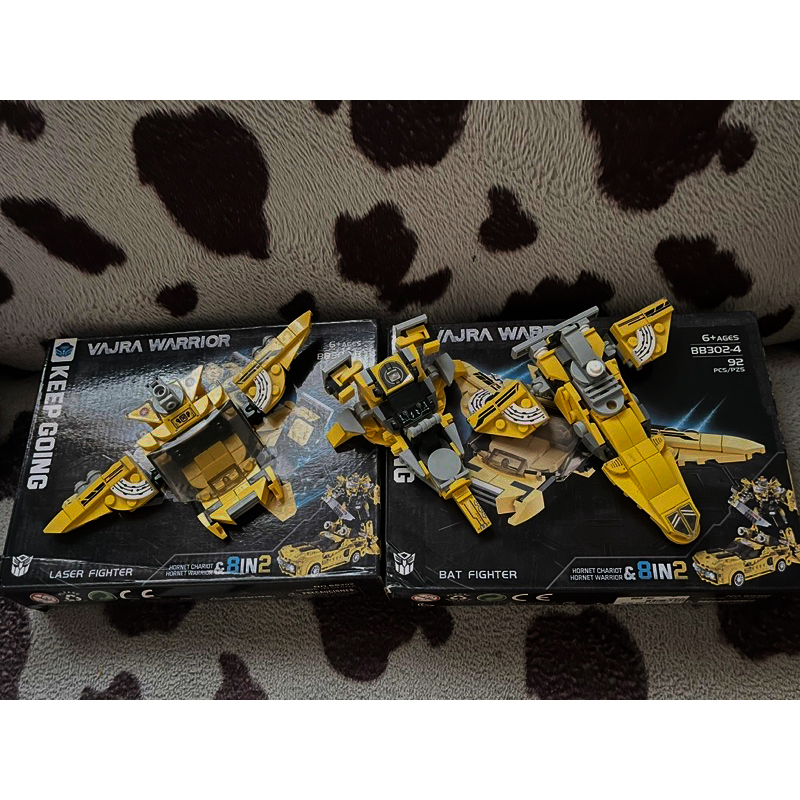Mainan Anak Lego Vajra warrior transformer Bumblebee