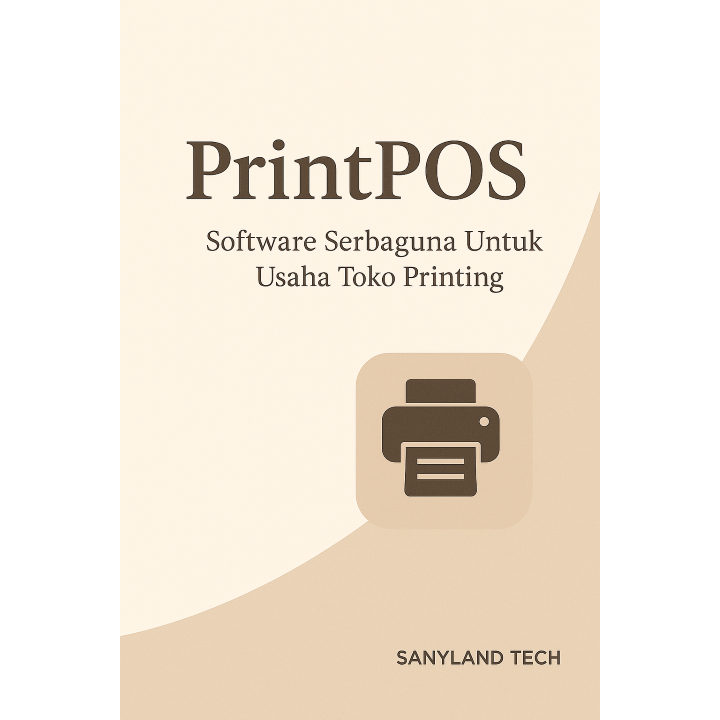 PrintPOS Toko Printing - Software digital printing, desain dan kasir