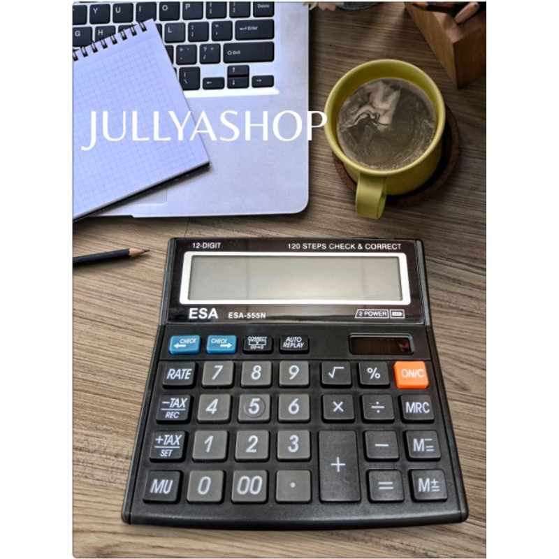 

KALKULATOR DAGANG ESA 12 DIGIT DENGAN CHECK DAN CORRECT