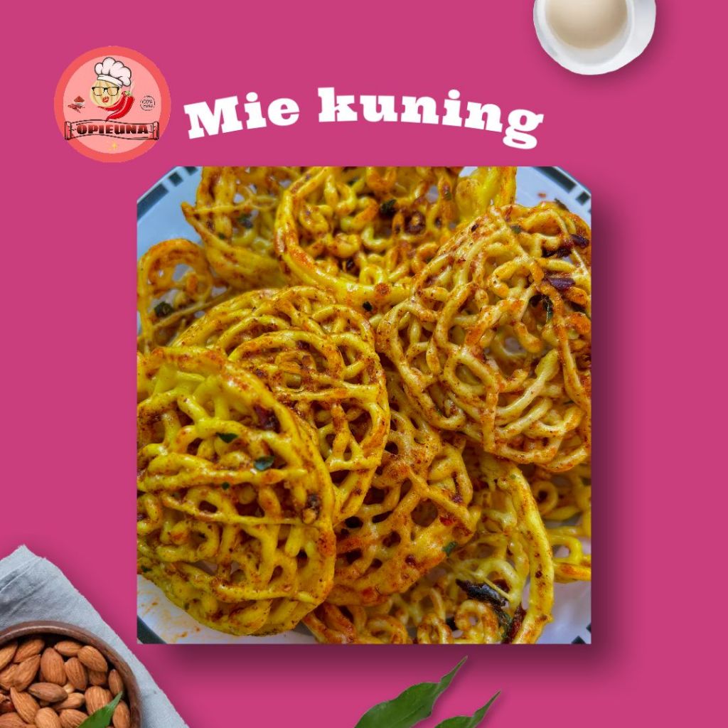 

Kerupuk Sebring Mie kuning Pedas Daun Jeruk 500gram/250gram - Cemilan pedas