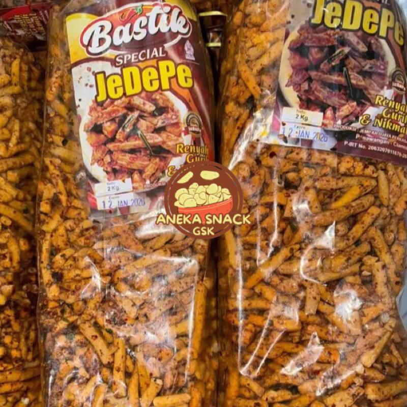 

Basreng stik jedepe pedas 2 kg / Basreng jedepe 2 kg