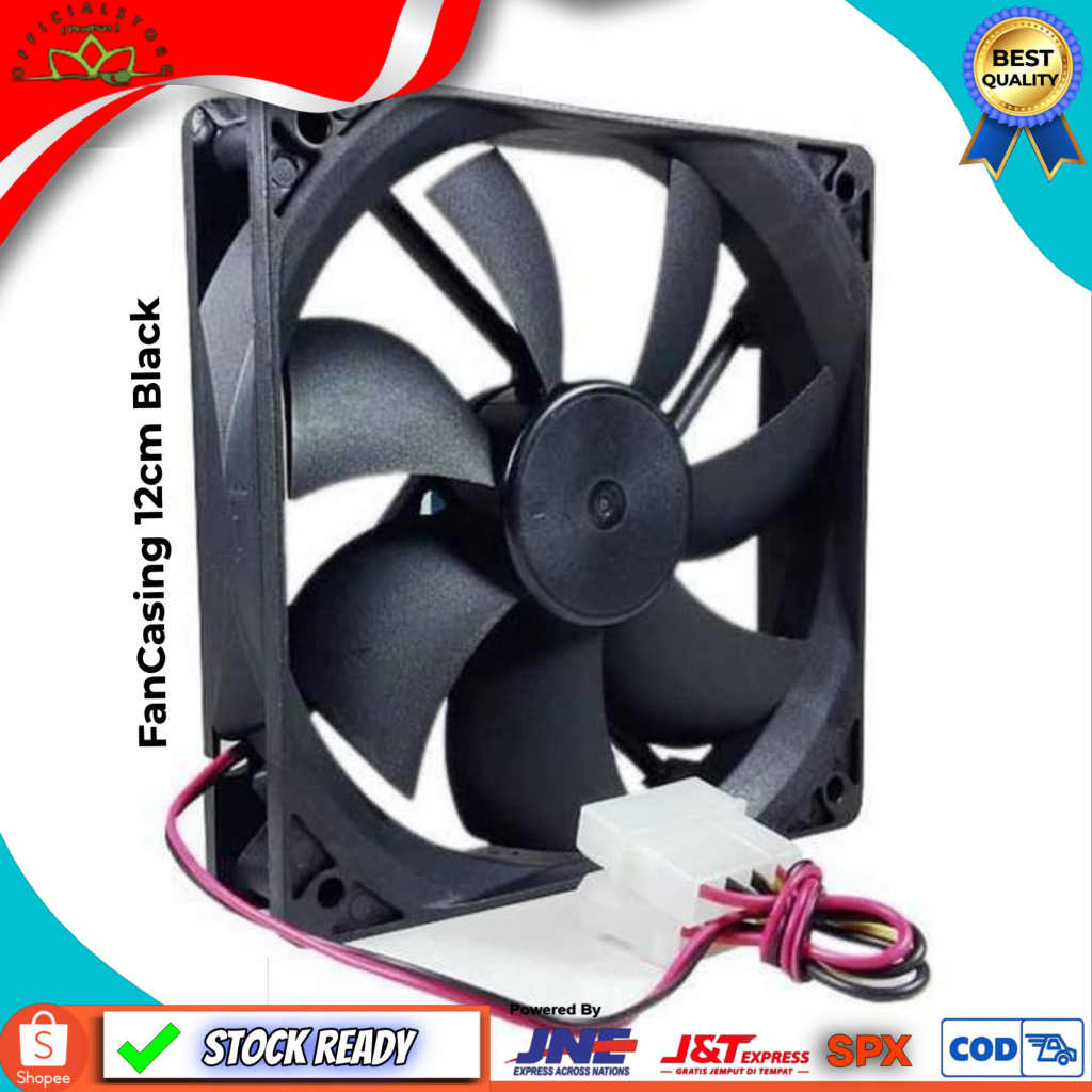 FAN CASING 12 CM HITAM || FAN PROC 12CM  BLACK