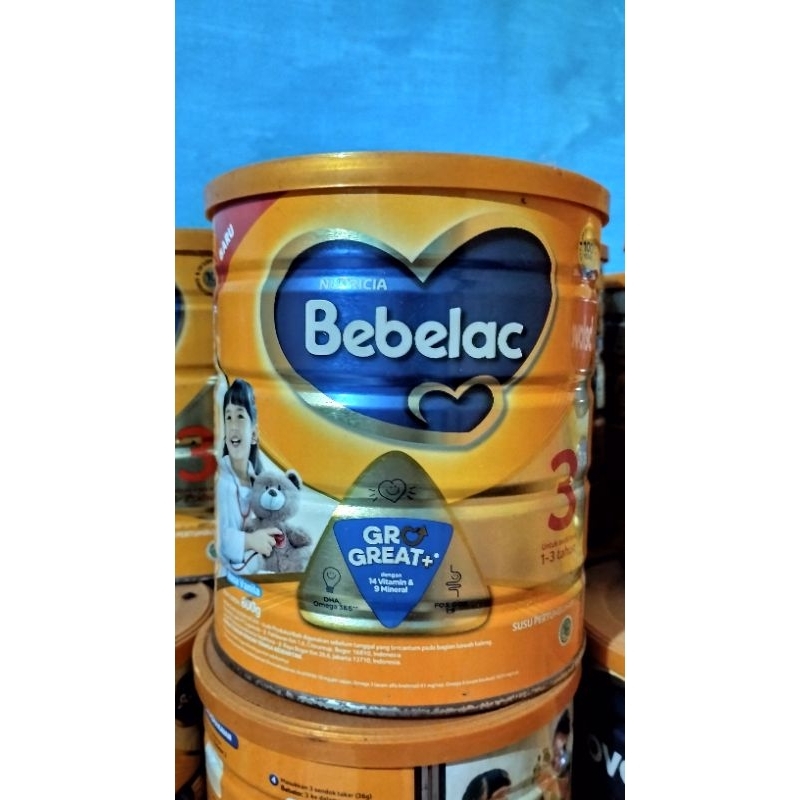 kaleng bekas susu bebelac 800grm