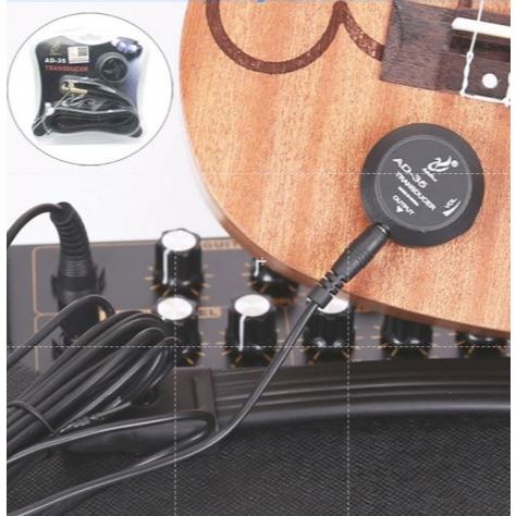 Pickup Gitar Tempel Transducer Microphone Mic Adeline AD-35