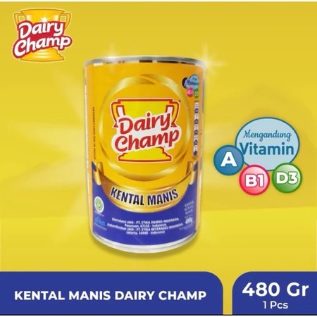 

Dairy Champ Krimer Kental Manis 480gr Kemasan Kaleng