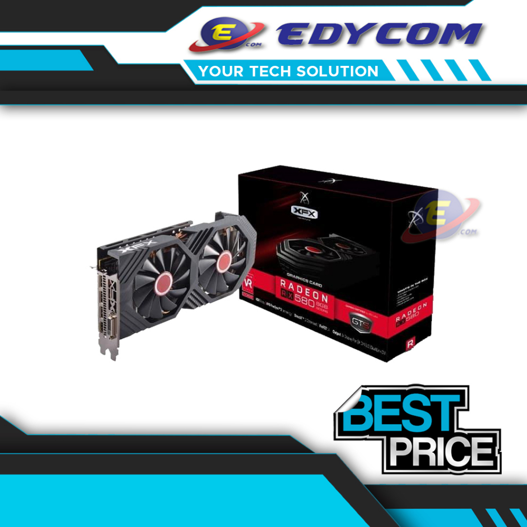VGA XFX Radeon RX 580 8GB DDR5 Dual Fan - RX580