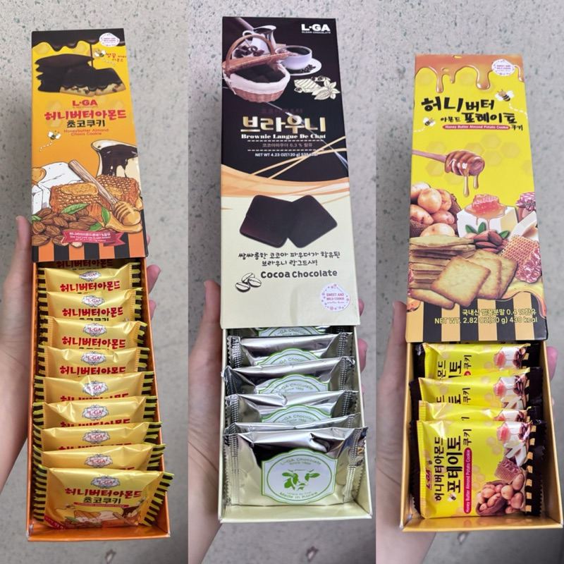 

Cookies Biskuit Import Korea Honey Butter Almond Choco