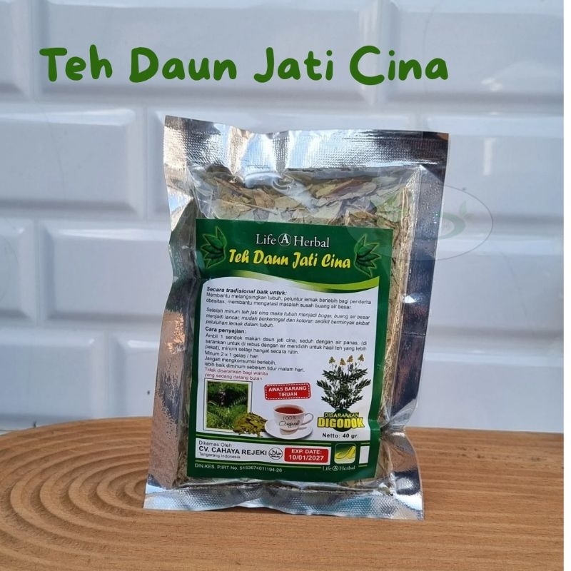 

Teh Daun Jati Cina Original 100% Alami / Teh Pelangsing