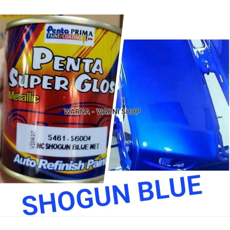 CAT PENTA SUPER GLOSS SOLID NC SHOGUN BLUE MET / Biru Shogun Metalik ISI 200 GRAM / CAT MOBIL / MOTO