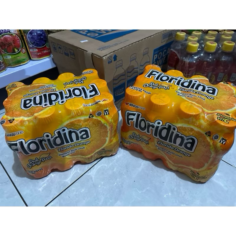 

TERMURAH !! FLORIDINA ORANGE 350ML DUS ISI 12 BOTOL/FLORIDINA RASA JERUK FLORIDA ORANGE