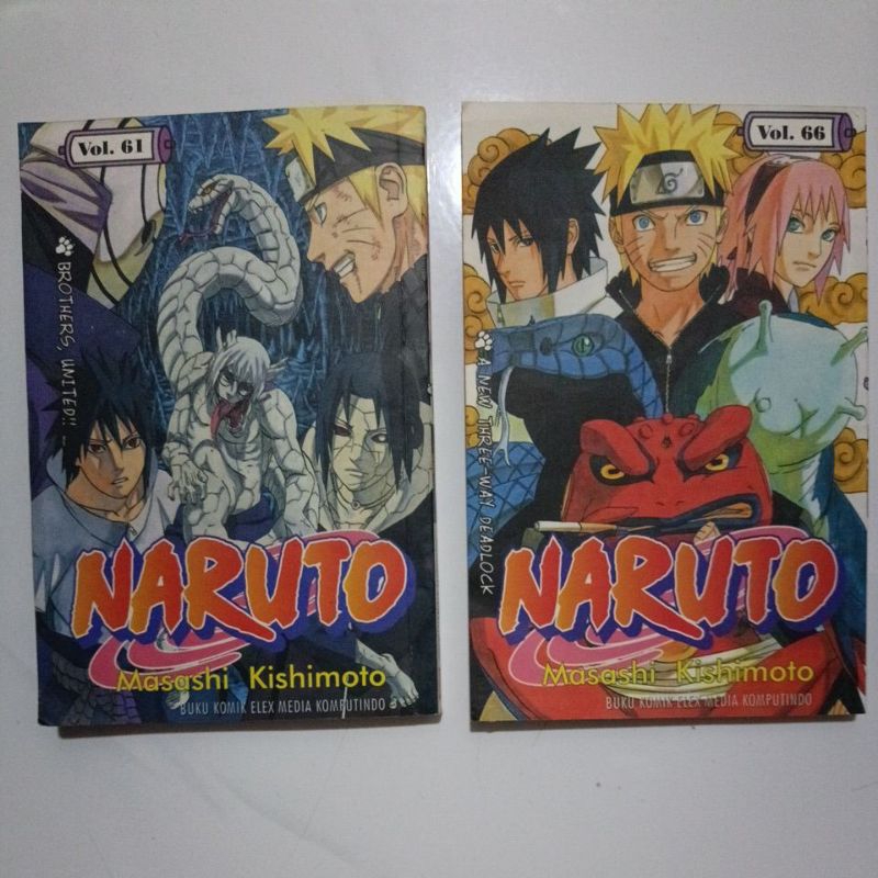 komik naruto bekas