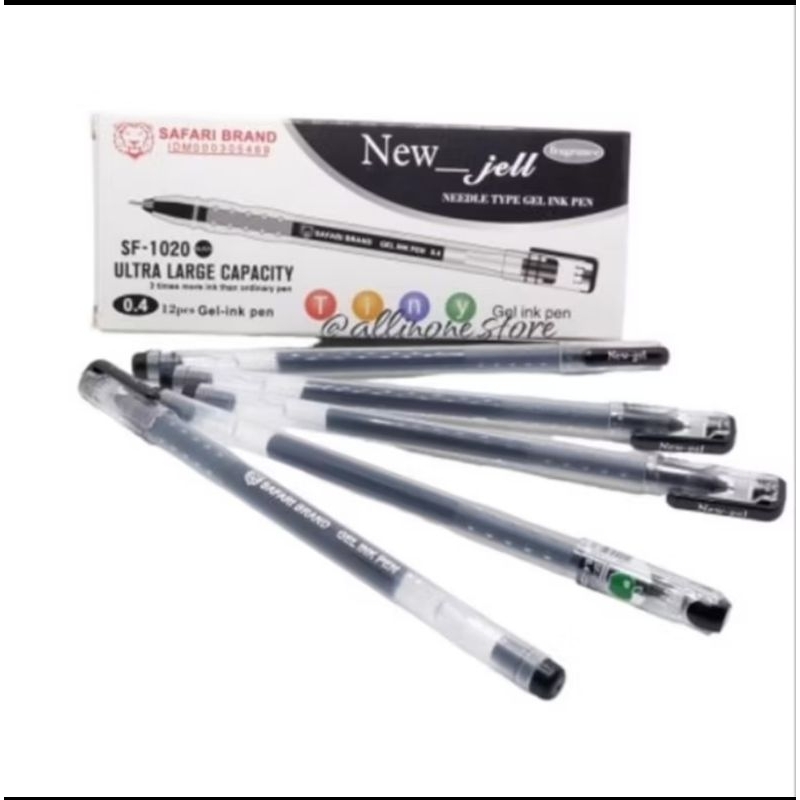 

(1PACK=12Pcs) NEW JELL/GEL SF-1020 PULPEN/BOLPOIN/BOLPOINT/BOLPEN