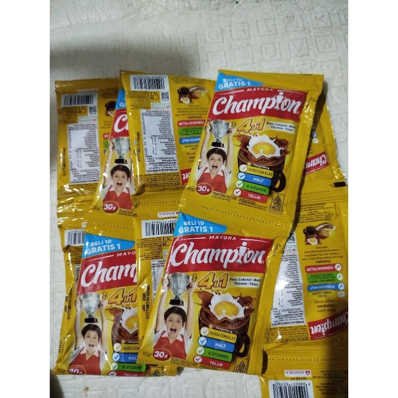

FREE TAS FREE BOTOL Energen Susu Champion Coklat 10 / 10+1 PCS