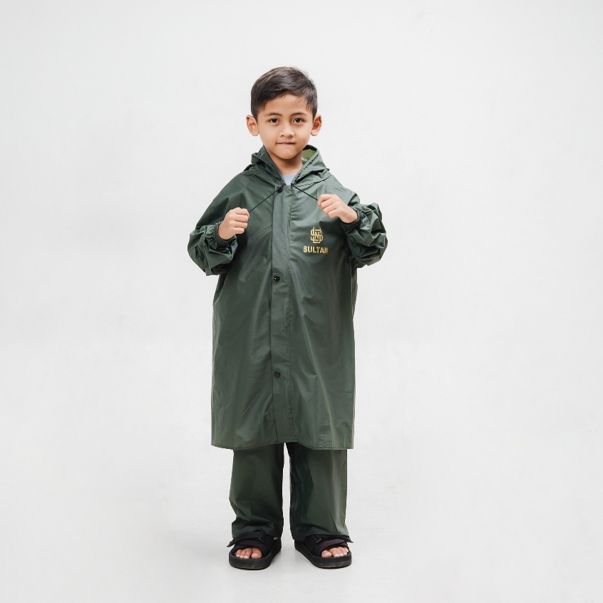 MANTEL ANAK KECIL SULTAN S M L JAS HUJAN PVC TEBAL