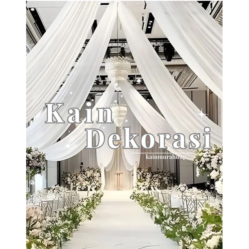 Kain Filamin Abutay/Kain Background/Backdrop/Kain Dekorasi Lamaran/Wedding/Gedung,Aula,Pernikahan