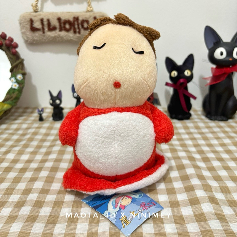 Boneka Ponyo Tidur / Boneka Ponyo Merem / Ponyo Plush / Boneka Ponyo Bobo Studio Ghibli