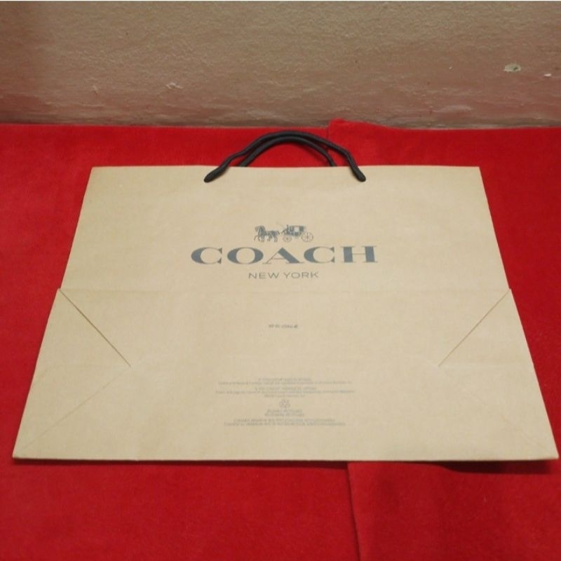 

KANTONG BELANJA PAPERBAG BRANDED AUTHENTIC ORIGINAL CO4CH NEW YORK PAPER BAG