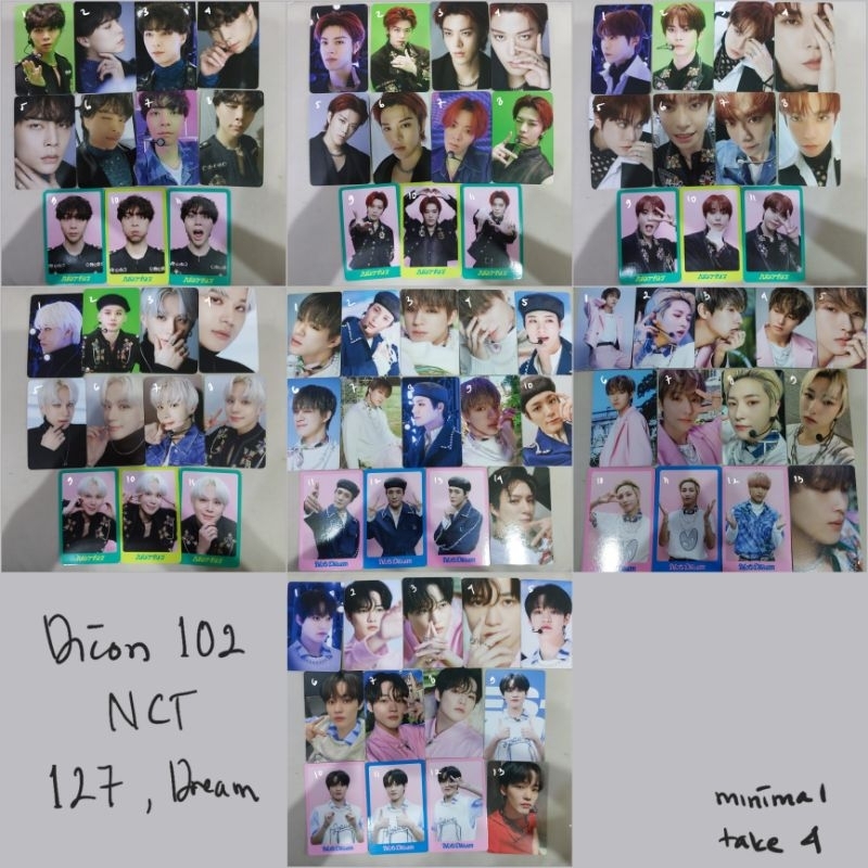 [READY STOCK] PHOTOCARD DICON PC NCT 127 DREAM JOHNNY YUTA DOYOUNG JUNGWOO RENJUN JENO HAECHAN CHENL