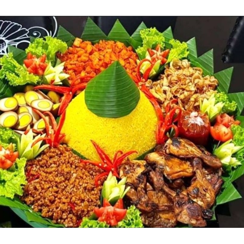

nasi kuning rame-rame