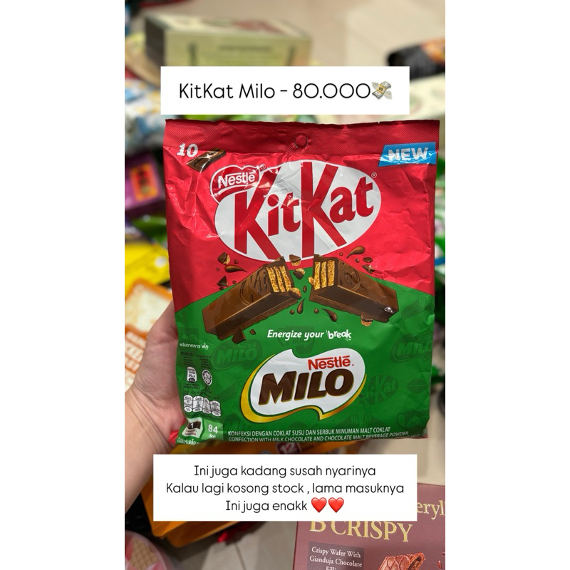 

Open PO KitKat Milo (Ready 25 Juni 2025)