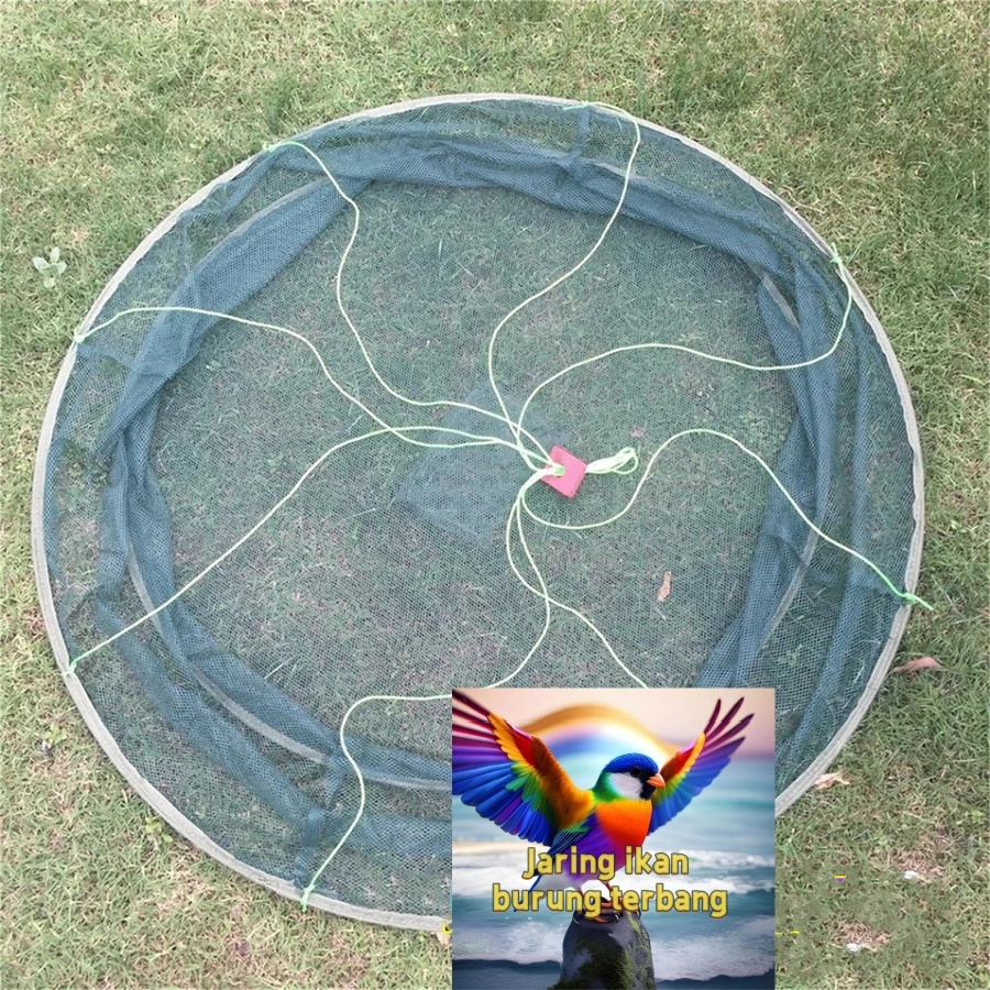 Perangkap Bubu Anco Tangkul Jaring Lipat Bulat Alat Pancing Jala Penangkap Ikan Udang Kepiting Lele 
