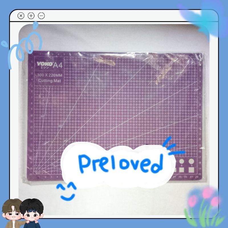 

[READY] CUTTING MAT UNGU A4