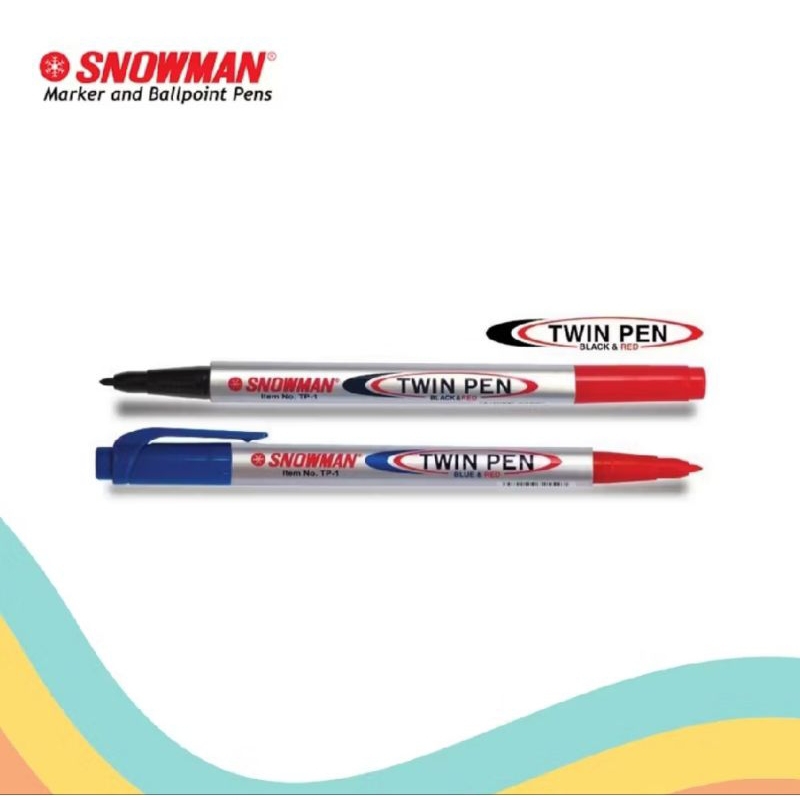 

snowman twin pen TP-12 (per lusin)