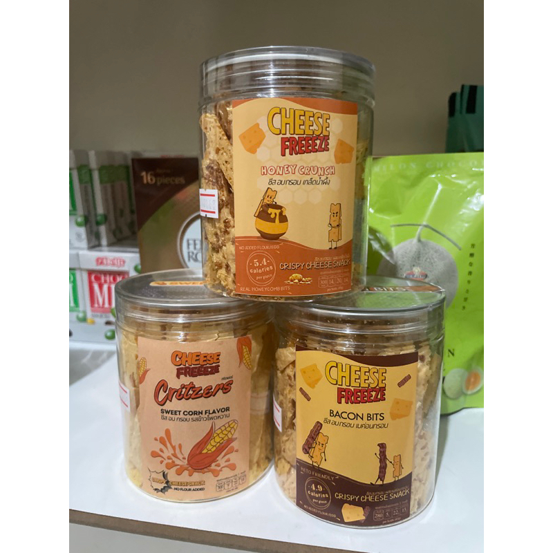 

Freeze Dried Cheese Honey Crunch / Sweet corn / Bacon Bits