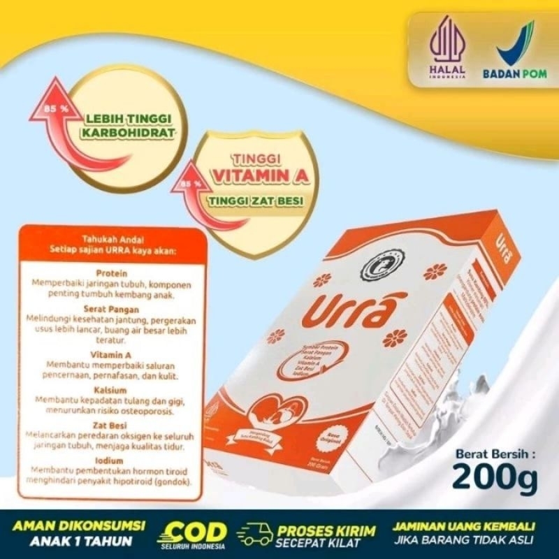 

1 Box URRA Susu Kambing Saneen Untuk Penambah Berat Badan & Tinggi Badan Anak