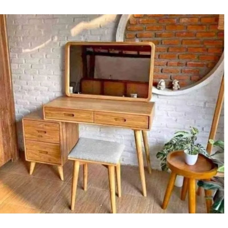 meja rias minimalis/meja rias retro