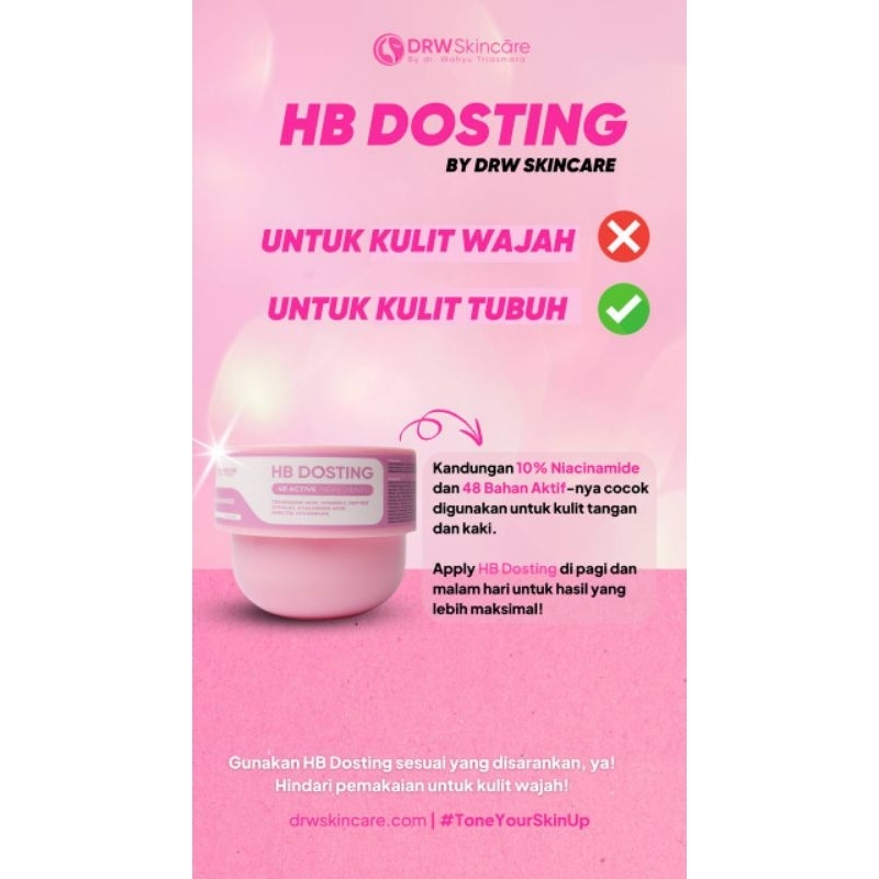 Hb dosting Dwr skincare Aman BPOM Ori